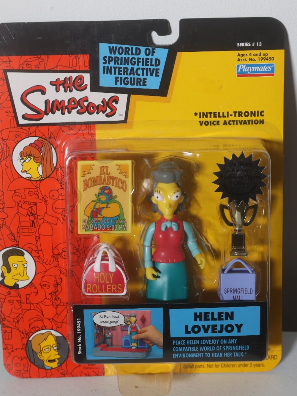 2003 Simpsons World of Springfield Helen Lovejoy figure Series 13 NEW 199450